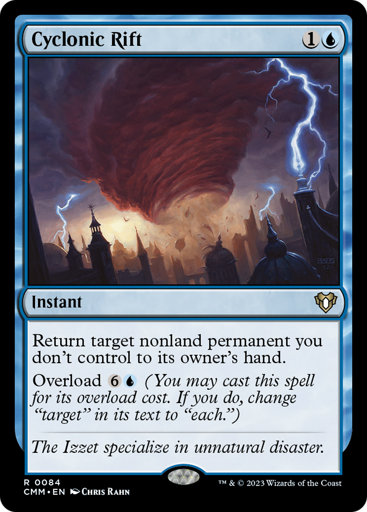 Cyclonic Rift [Commander Masters] MTG Single Magic: The Gathering | Red Claw Gaming