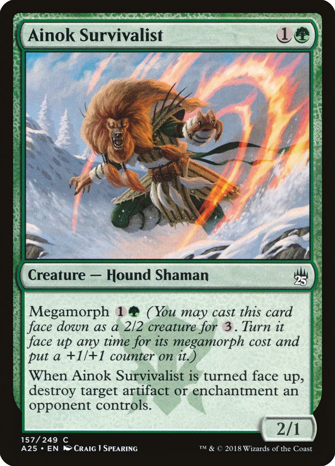 Ainok Survivalist [Masters 25] MTG Single Magic: The Gathering | Red Claw Gaming