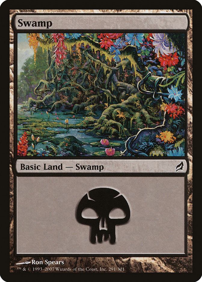 Swamp (291) [Lorwyn] MTG Single Magic: The Gathering | Red Claw Gaming