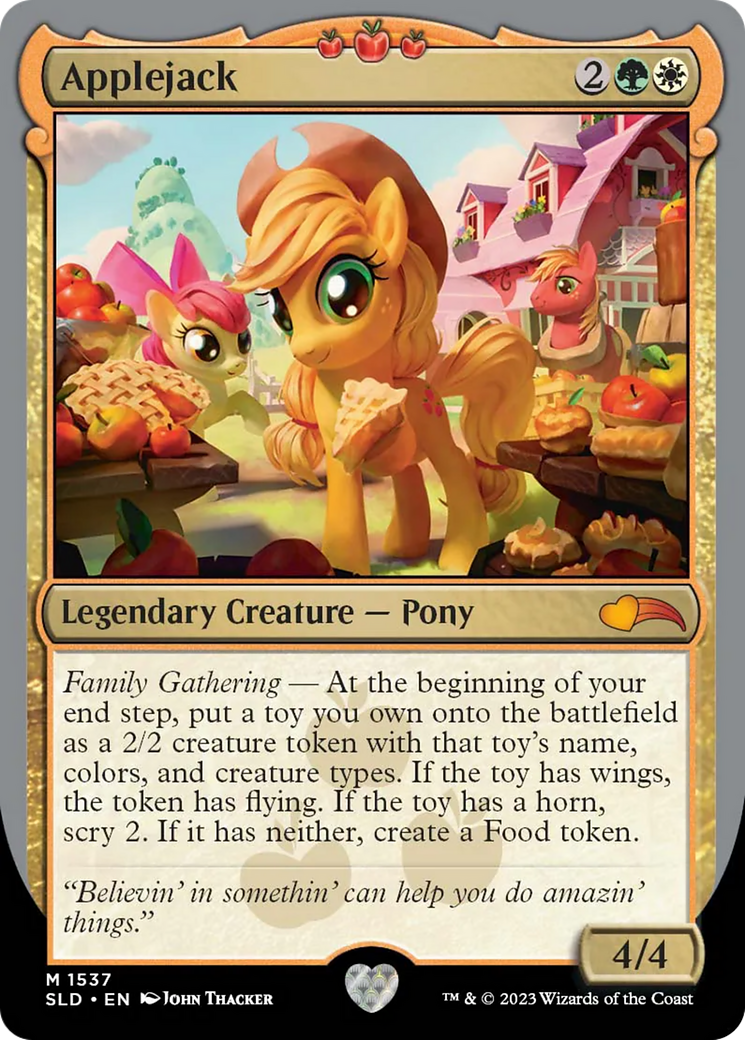 Applejack [Secret Lair Drop Series] MTG Single Magic: The Gathering | Red Claw Gaming