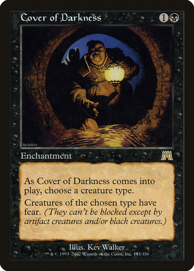 Cover of Darkness [Onslaught] MTG Single Magic: The Gathering | Red Claw Gaming
