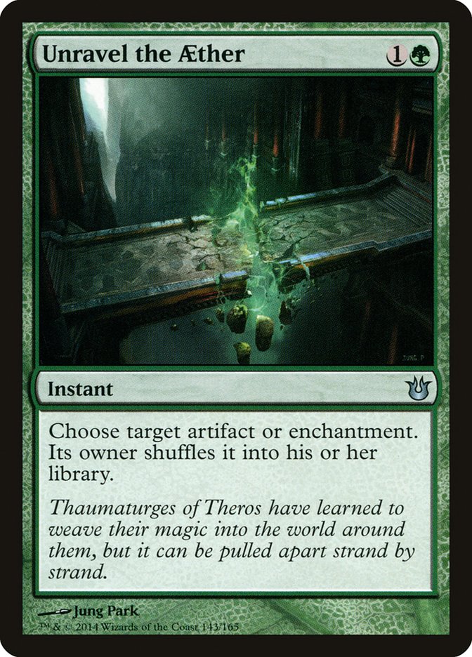 Unravel the Aether [Born of the Gods] MTG Single Magic: The Gathering | Red Claw Gaming