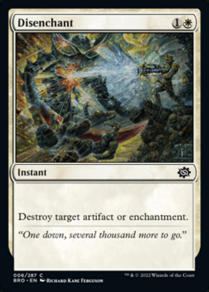 Disenchant [The Brothers' War] MTG Single Magic: The Gathering | Red Claw Gaming