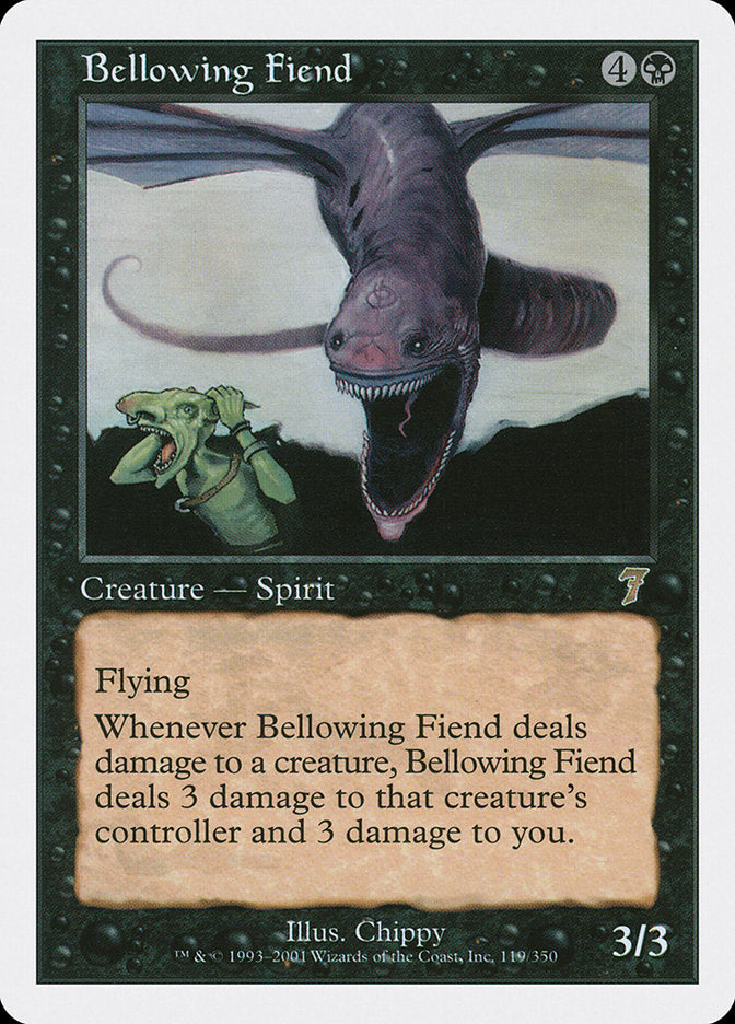 Bellowing Fiend [Seventh Edition] MTG Single Magic: The Gathering | Red Claw Gaming
