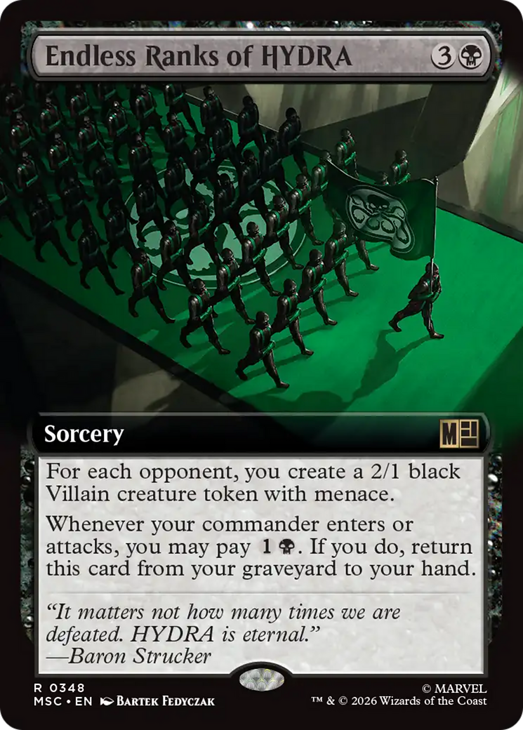 Endless Ranks of HYDRA (Extended Art) [Marvel Super Heroes Commander] | Red Claw Gaming