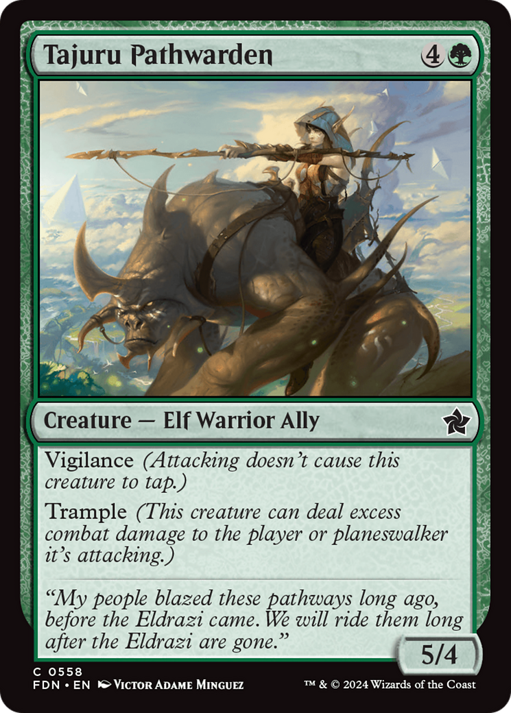 Tajuru Pathwarden [Foundations] MTG Single Magic: The Gathering | Red Claw Gaming