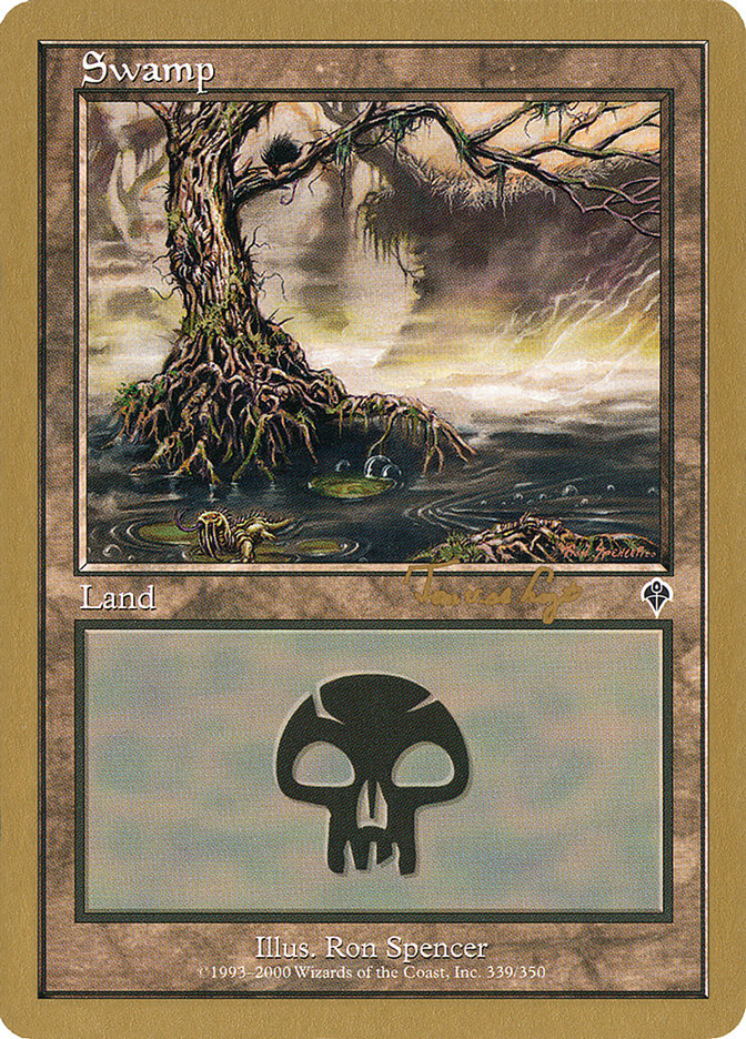 Swamp (tvdl339) (Tom van de Logt) [World Championship Decks 2001] MTG Single Magic: The Gathering | Red Claw Gaming