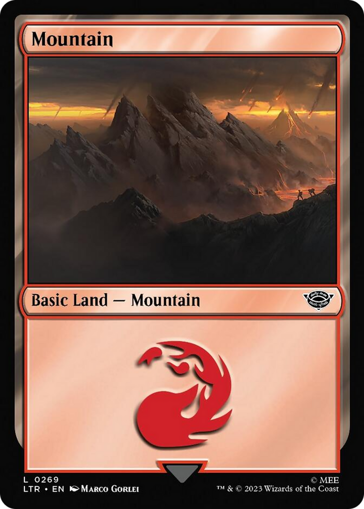 Mountain (269) [The Lord of the Rings: Tales of Middle-Earth] MTG Single Magic: The Gathering | Red Claw Gaming