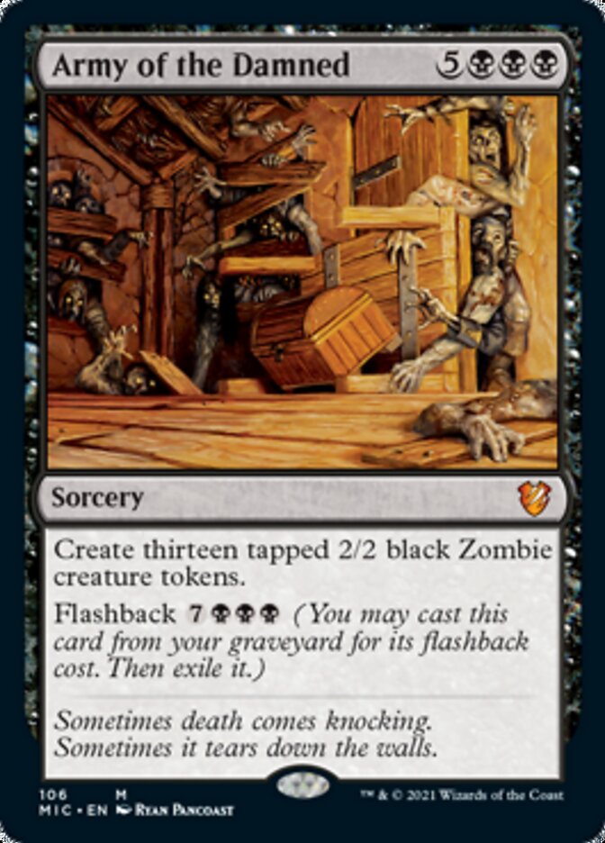 Army of the Damned [Innistrad: Midnight Hunt Commander] MTG Single Magic: The Gathering | Red Claw Gaming