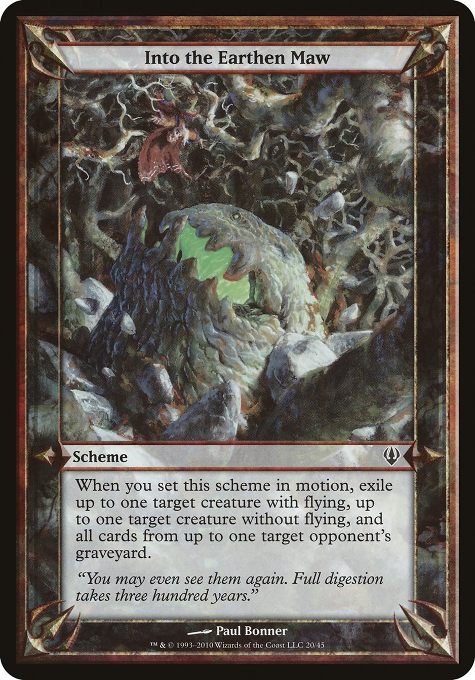 Into the Earthen Maw (Schemes) [Archenemy Schemes] MTG Single Magic: The Gathering | Red Claw Gaming