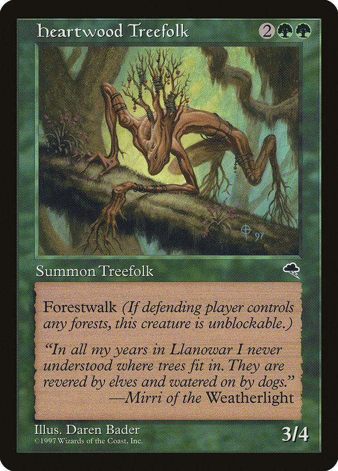 Heartwood Treefolk [Tempest] MTG Single Magic: The Gathering | Red Claw Gaming