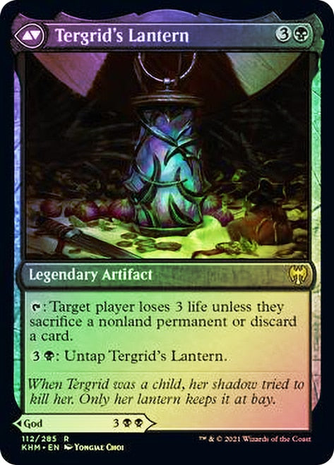 Tergrid, God of Fright // Tergrid's Lantern [Kaldheim Prerelease Promos] MTG Single Magic: The Gathering | Red Claw Gaming