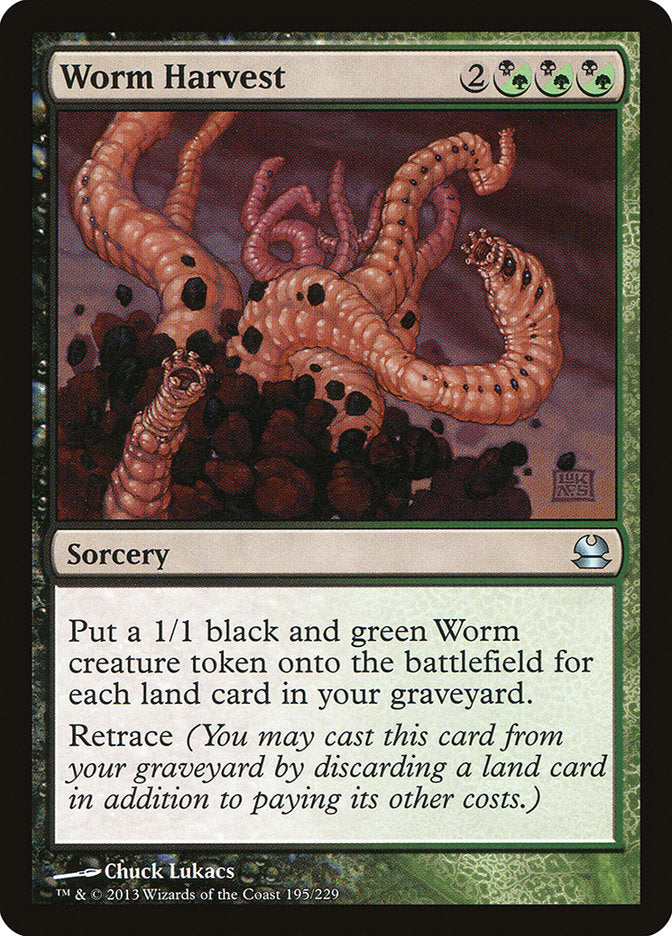 Worm Harvest [Modern Masters] MTG Single Magic: The Gathering | Red Claw Gaming