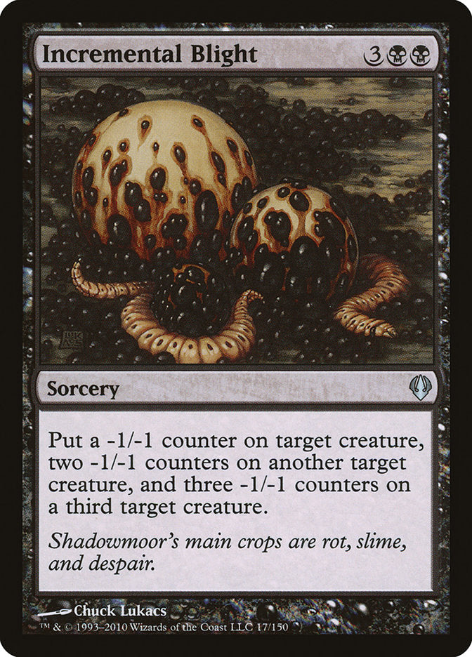 Incremental Blight [Archenemy] MTG Single Magic: The Gathering | Red Claw Gaming
