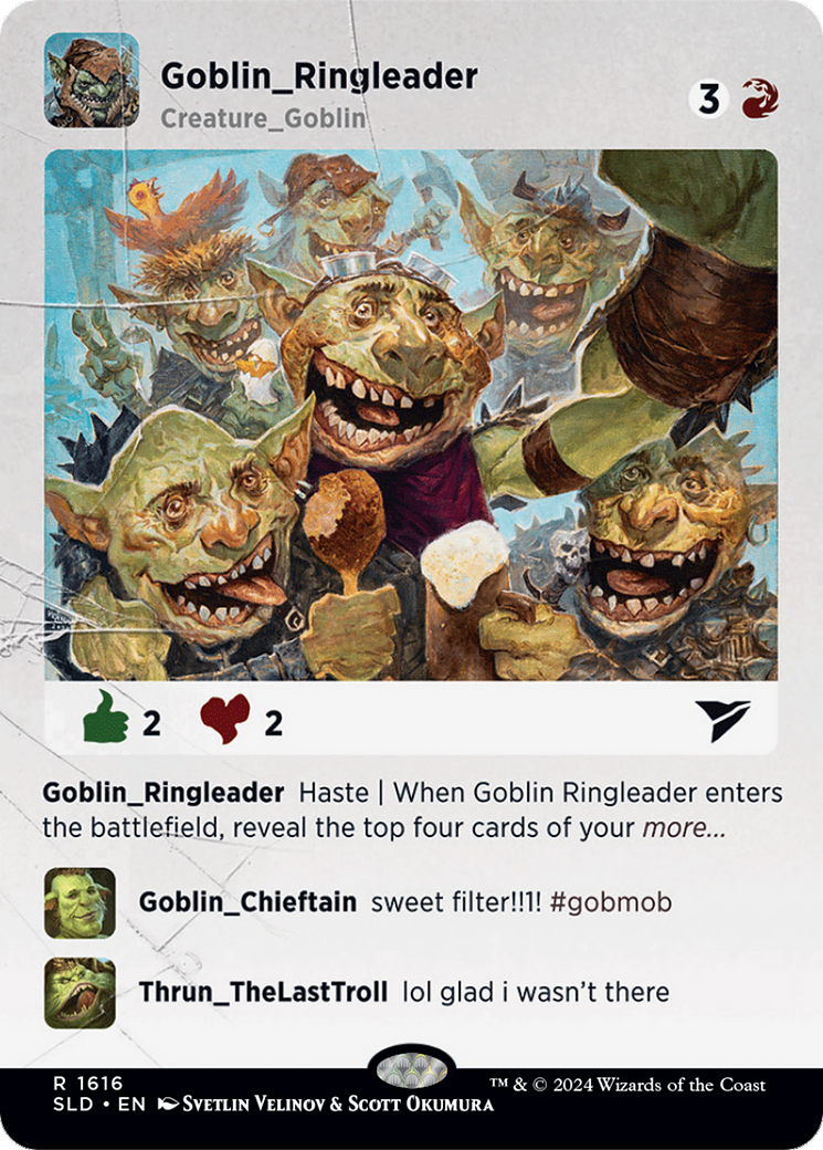 Goblin Ringleader [Secret Lair Drop Series] MTG Single Magic: The Gathering | Red Claw Gaming