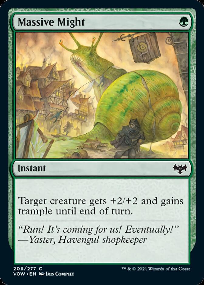 Massive Might [Innistrad: Crimson Vow] MTG Single Magic: The Gathering | Red Claw Gaming