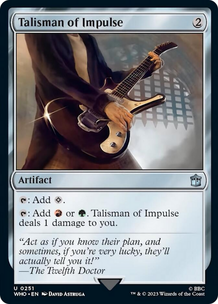 Talisman of Impulse [Doctor Who] MTG Single Magic: The Gathering | Red Claw Gaming