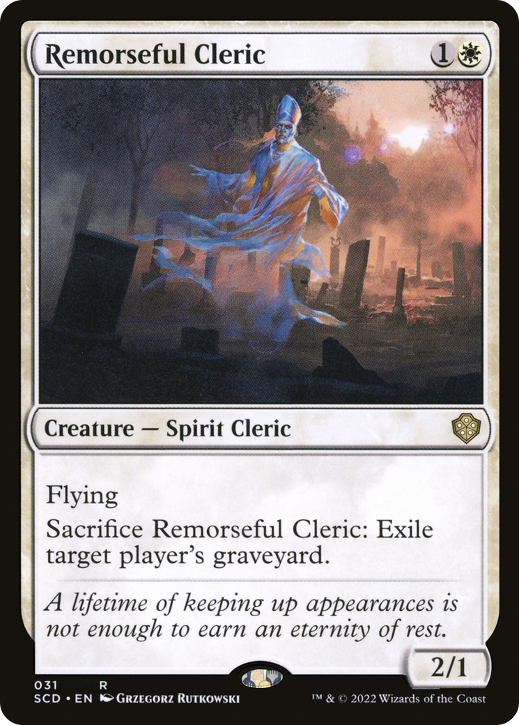 Remorseful Cleric [Starter Commander Decks] MTG Single Magic: The Gathering | Red Claw Gaming