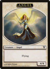 Angel // Demon Double-Sided Token (Oversized) [Open the Helvault] MTG Single Magic: The Gathering | Red Claw Gaming