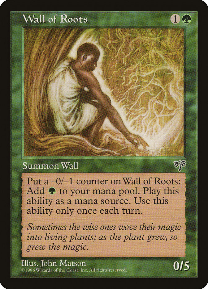 Wall of Roots [Mirage] MTG Single Magic: The Gathering | Red Claw Gaming