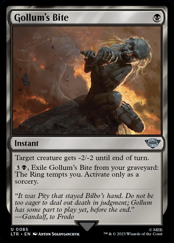 Gollum's Bite [The Lord of the Rings: Tales of Middle-Earth] MTG Single Magic: The Gathering | Red Claw Gaming
