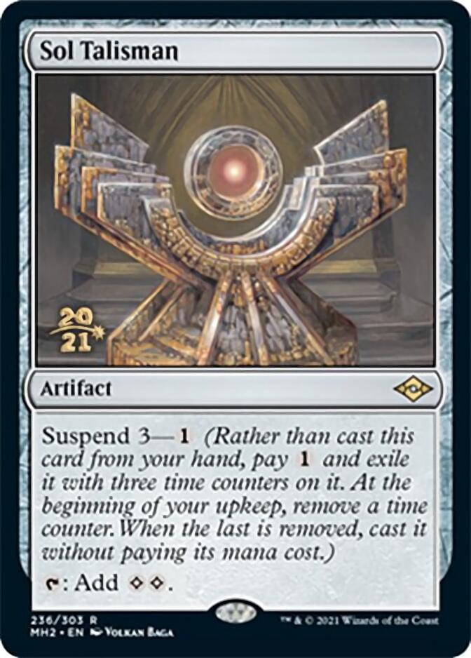 Sol Talisman [Modern Horizons 2 Prerelease Promos] MTG Single Magic: The Gathering | Red Claw Gaming