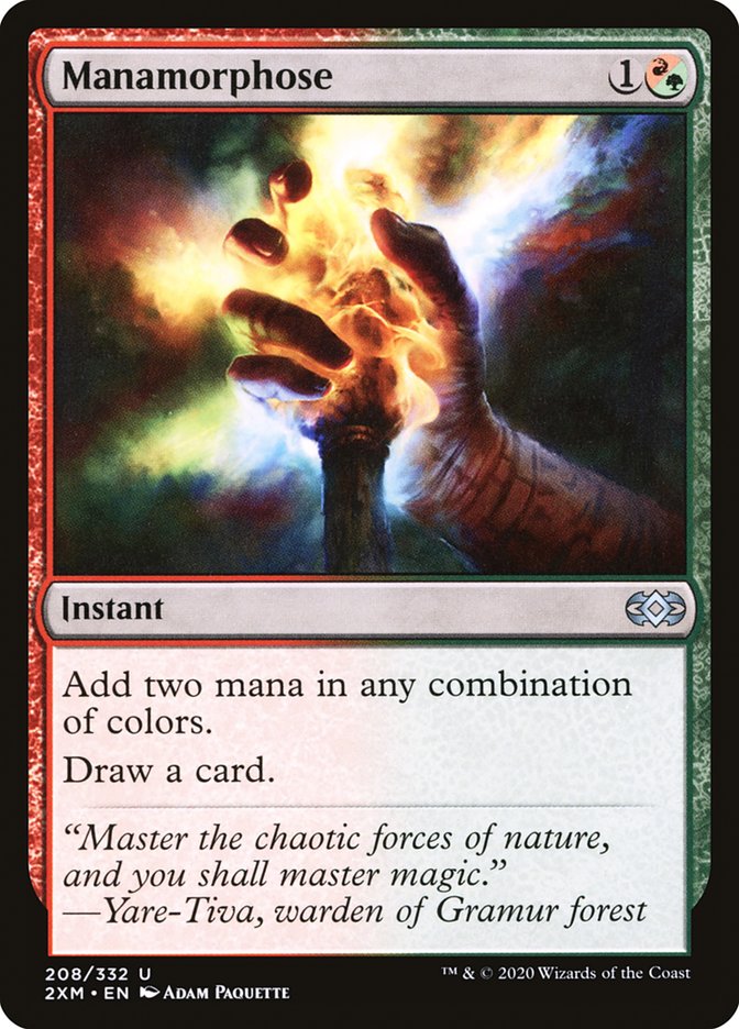 Manamorphose [Double Masters] MTG Single Magic: The Gathering | Red Claw Gaming