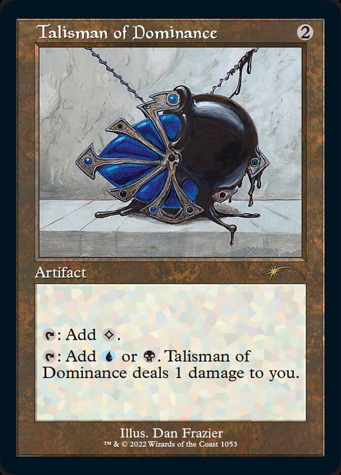 Talisman of Dominance (Foil Etched) [Secret Lair Drop Series] MTG Single Magic: The Gathering | Red Claw Gaming
