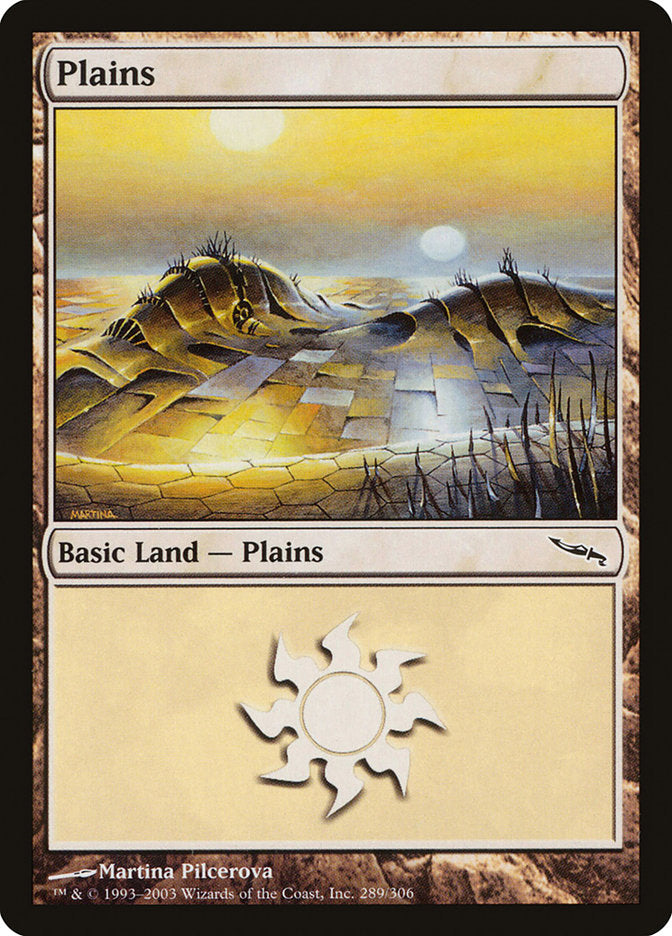 Plains (289) [Mirrodin] MTG Single Magic: The Gathering | Red Claw Gaming