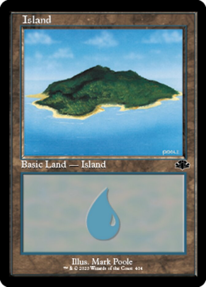 Island (404) (Retro) [Dominaria Remastered] MTG Single Magic: The Gathering | Red Claw Gaming
