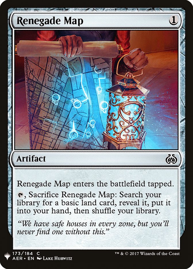 Renegade Map [Mystery Booster] MTG Single Magic: The Gathering | Red Claw Gaming