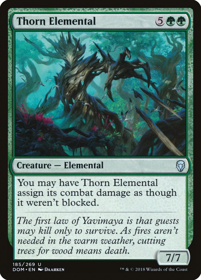 Thorn Elemental [Dominaria] MTG Single Magic: The Gathering | Red Claw Gaming