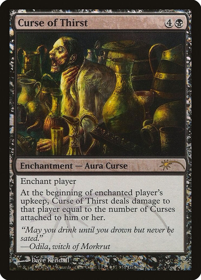Curse of Thirst [Wizards Play Network 2012] MTG Single Magic: The Gathering | Red Claw Gaming