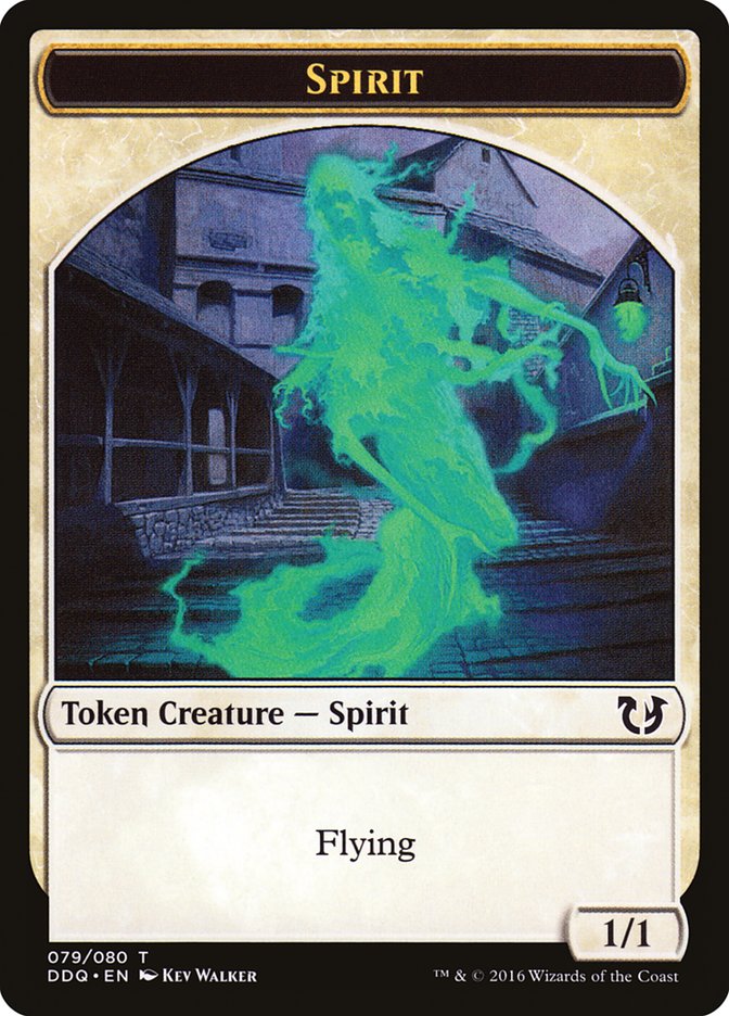 Spirit Token [Duel Decks: Blessed vs. Cursed] MTG Single Magic: The Gathering | Red Claw Gaming