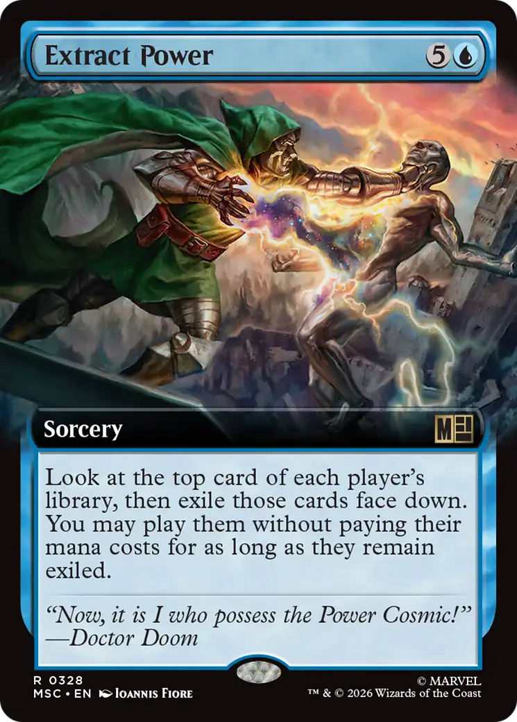 Extract Power (Extended Art) [Marvel Super Heroes Commander] | Red Claw Gaming
