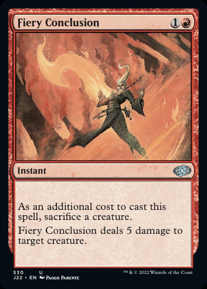 Fiery Conclusion [Jumpstart 2022] MTG Single Magic: The Gathering | Red Claw Gaming