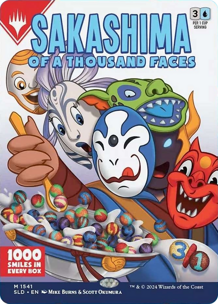 Sakashima of a Thousand Faces (Rainbow Foil) [Secret Lair Drop Series] MTG Single Magic: The Gathering | Red Claw Gaming