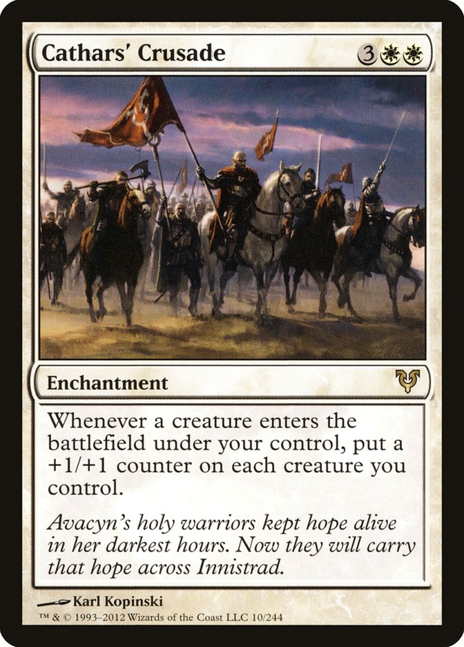 Cathars' Crusade [Avacyn Restored] MTG Single Magic: The Gathering | Red Claw Gaming