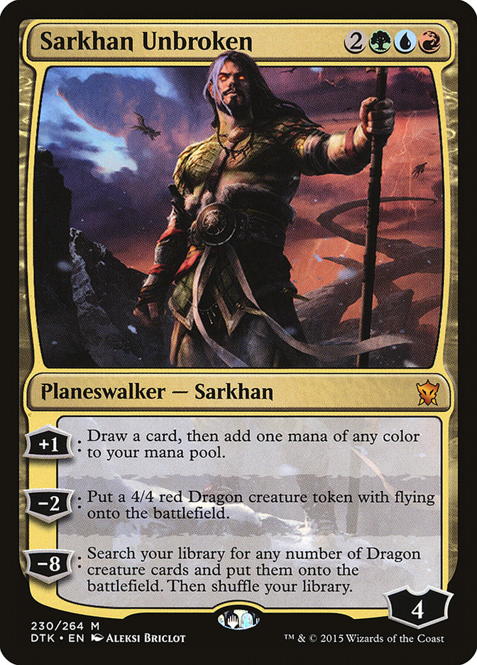 Sarkhan Unbroken [Dragons of Tarkir] MTG Single Magic: The Gathering | Red Claw Gaming
