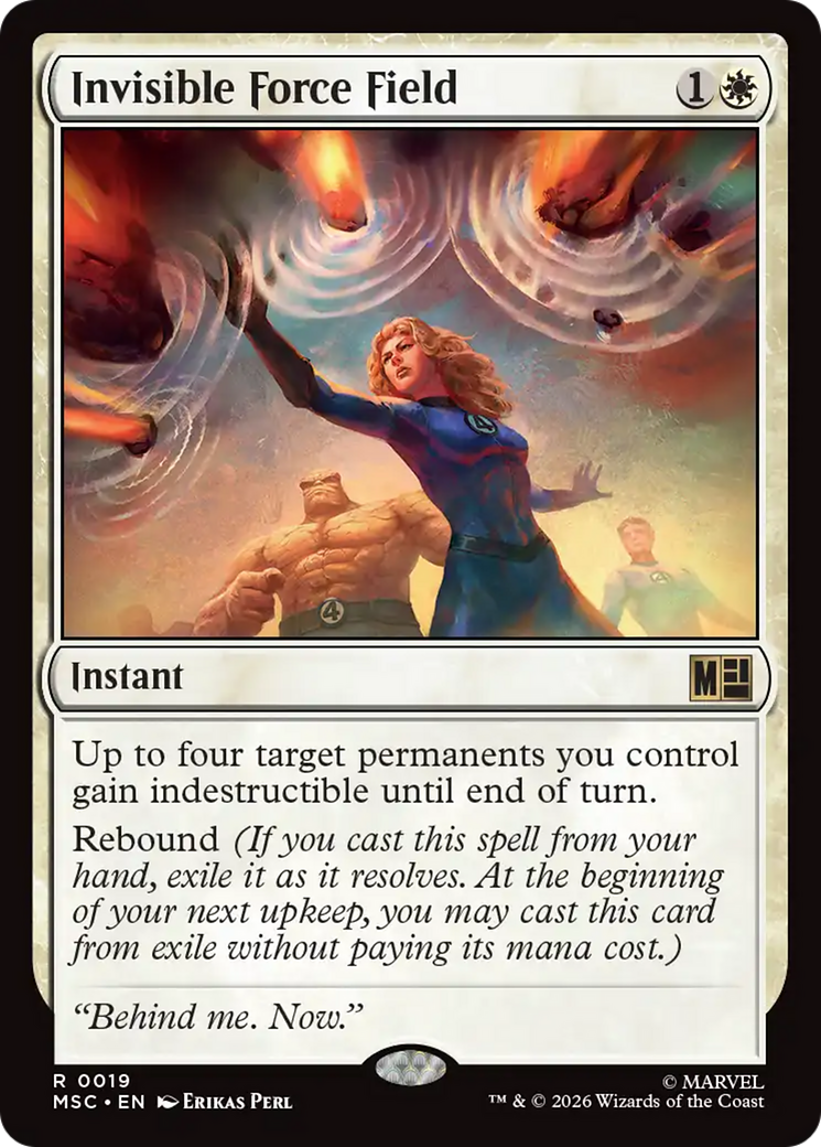 Invisible Force Field (Surge Foil) [Marvel Super Heroes Commander] | Red Claw Gaming