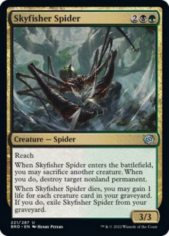 Skyfisher Spider [The Brothers' War] MTG Single Magic: The Gathering | Red Claw Gaming