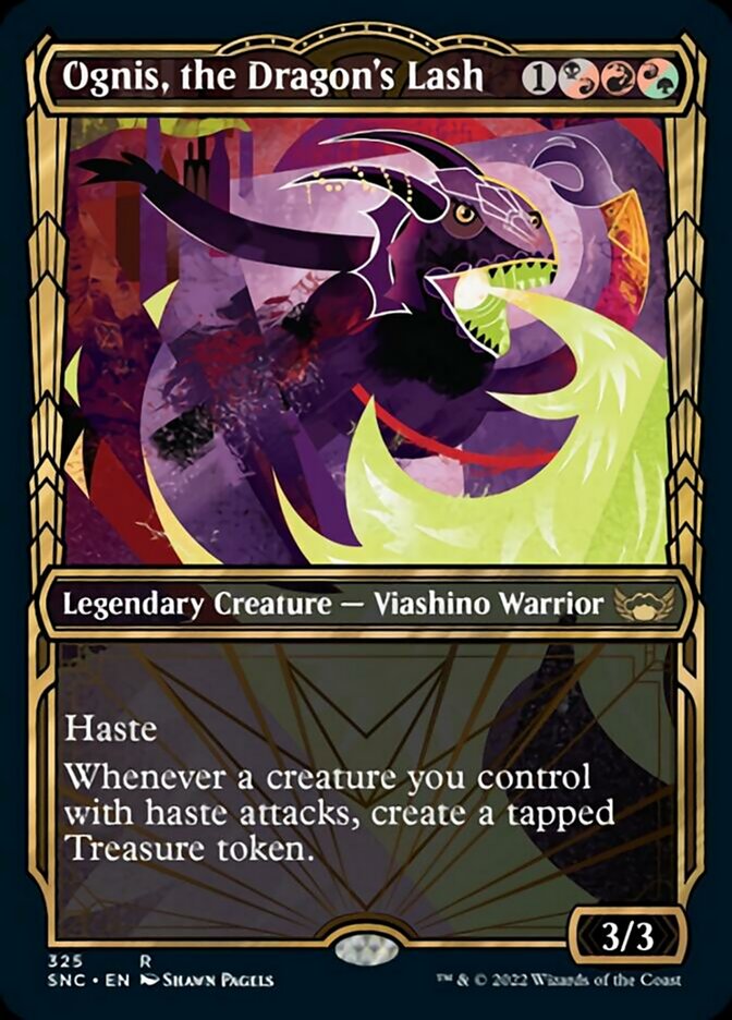 Ognis, the Dragon's Lash (Showcase Golden Age) [Streets of New Capenna] MTG Single Magic: The Gathering | Red Claw Gaming