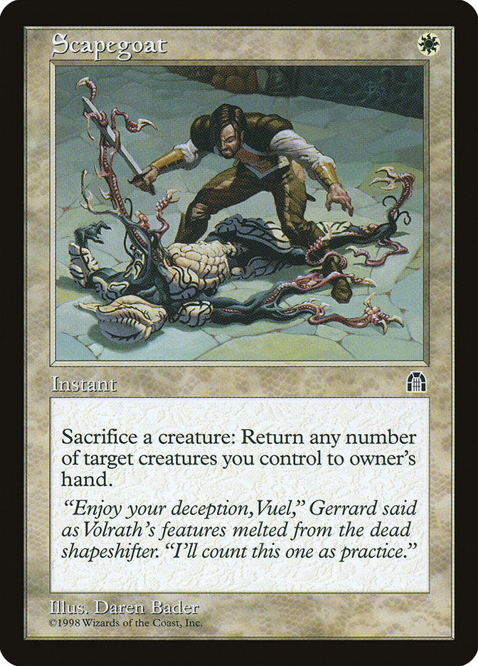 Scapegoat [Stronghold] MTG Single Magic: The Gathering | Red Claw Gaming