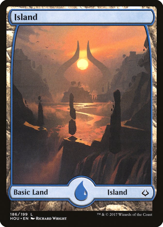 Island (186) [Hour of Devastation] MTG Single Magic: The Gathering | Red Claw Gaming
