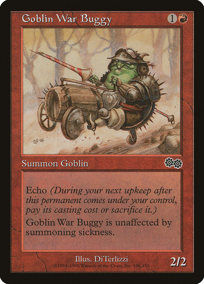 Goblin War Buggy [Urza's Saga] MTG Single Magic: The Gathering | Red Claw Gaming