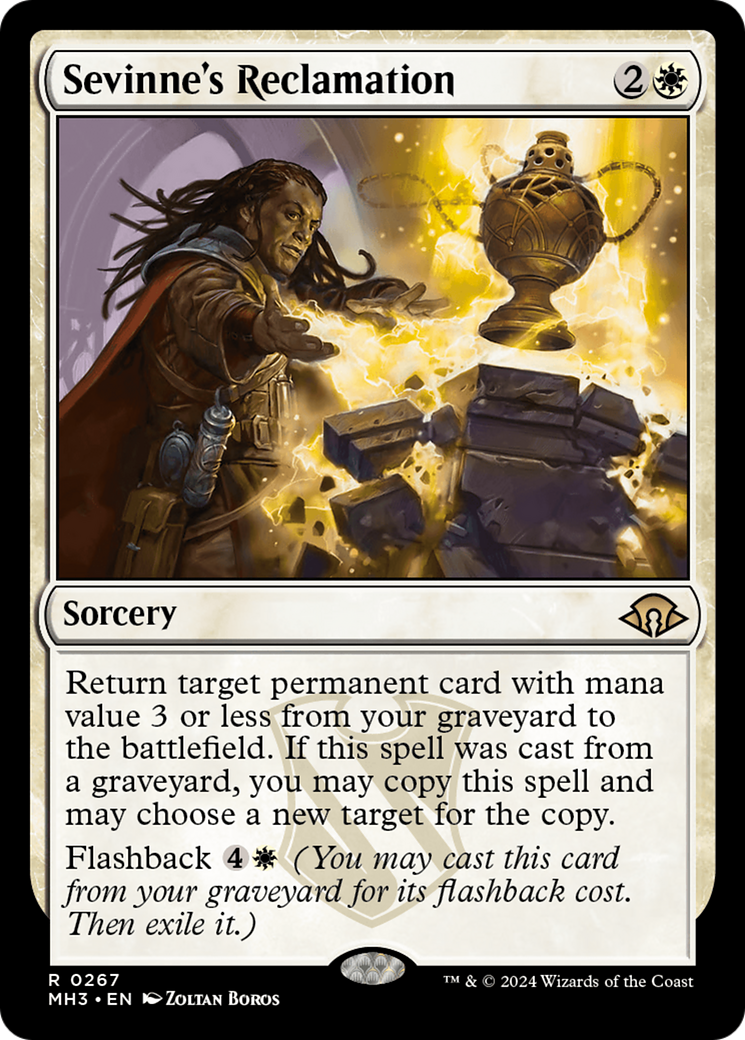 Sevinne's Reclamation [Modern Horizons 3] MTG Single Magic: The Gathering | Red Claw Gaming