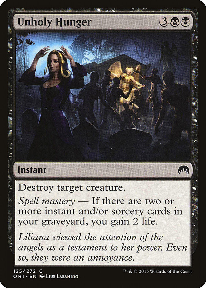 Unholy Hunger [Magic Origins] MTG Single Magic: The Gathering | Red Claw Gaming