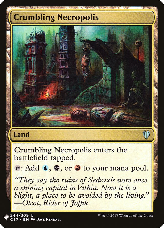 Crumbling Necropolis [Mystery Booster] MTG Single Magic: The Gathering | Red Claw Gaming