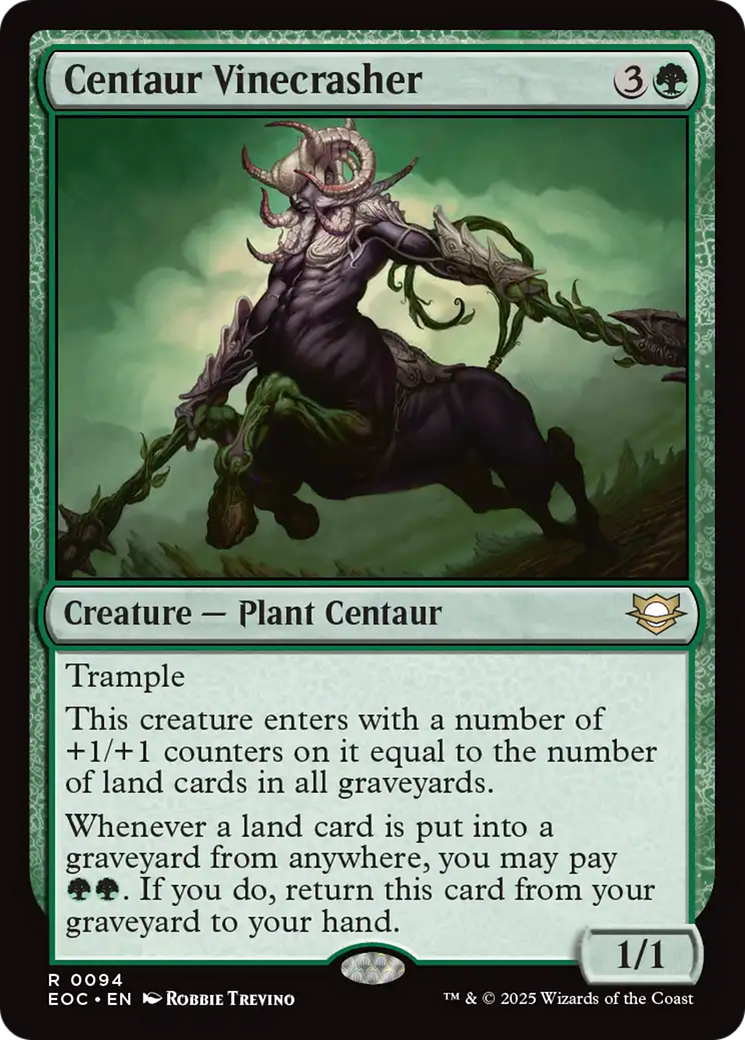 Centaur Vinecrasher [Edge of Eternities Commander] MTG Single Magic: The Gathering | Red Claw Gaming