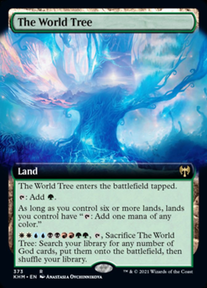 The World Tree (Extended Art) [Kaldheim] MTG Single Magic: The Gathering | Red Claw Gaming